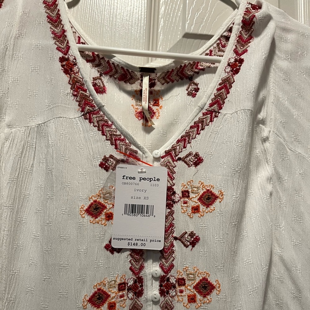 NWT Free People Tunic Top XS - Picture 3 of 3